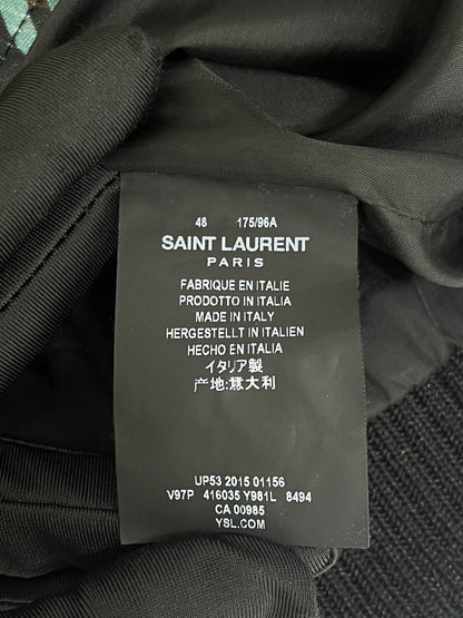 Saint Laurent ParisTiger Eagle Silk Jacket