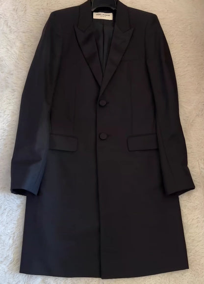 Saint Laurent Paris Long smoking coat