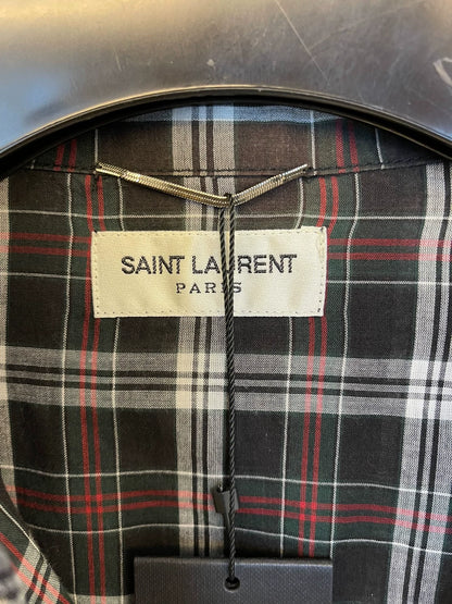 Saint Laurent Paris Plaid shirt