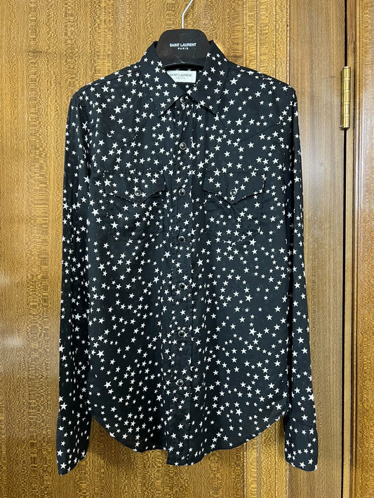 Saint Laurent Paris 17fw Starry Sky Shirt