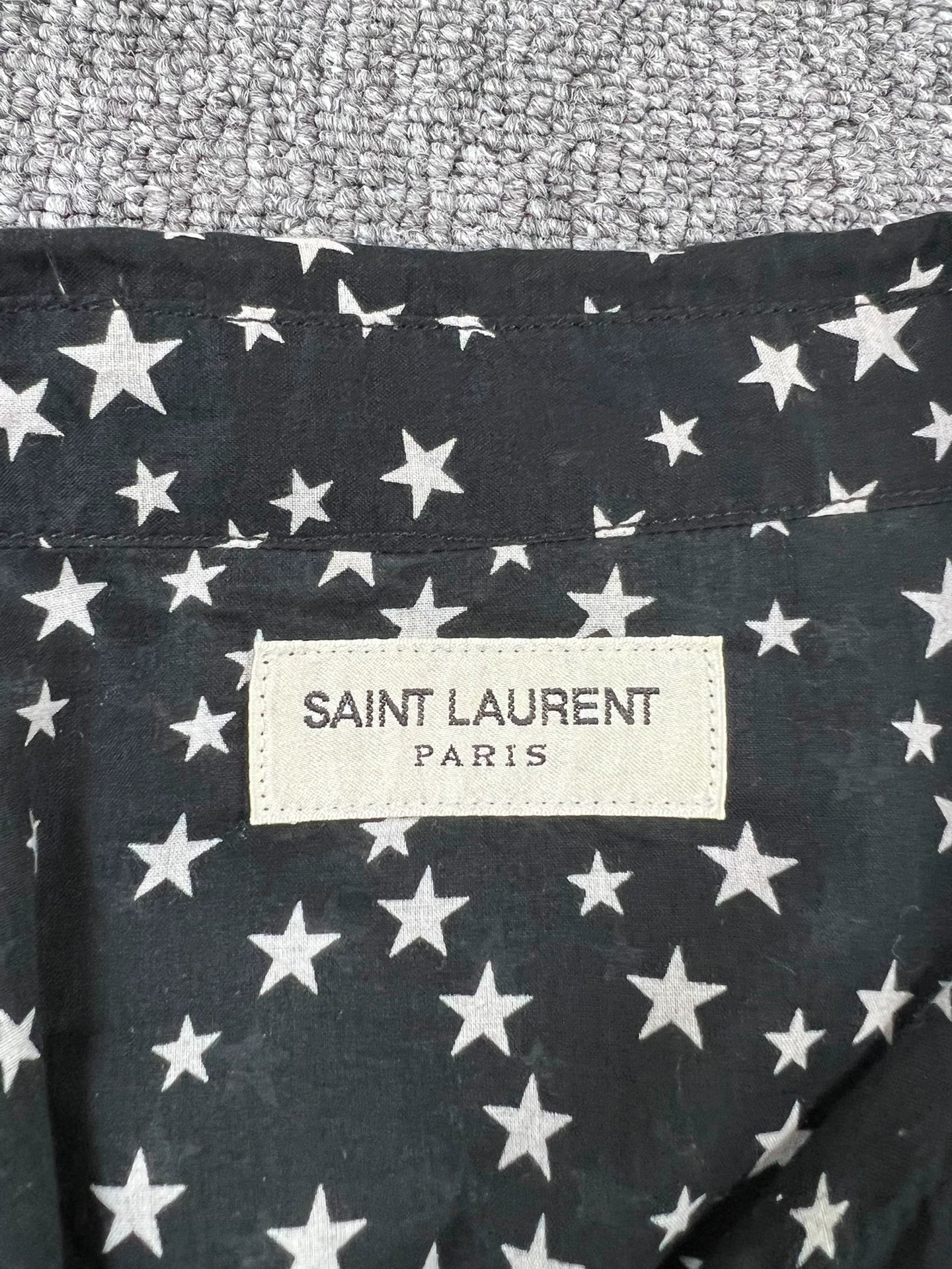 Saint Laurent Paris 17fw Starry Sky Shirt