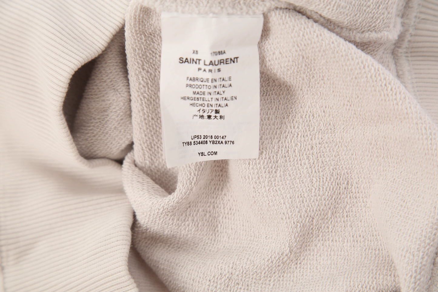 Saint Laurent Paris Letter hoodie