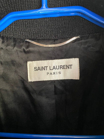 Saint Laurent Paris Blackbaseball jacket