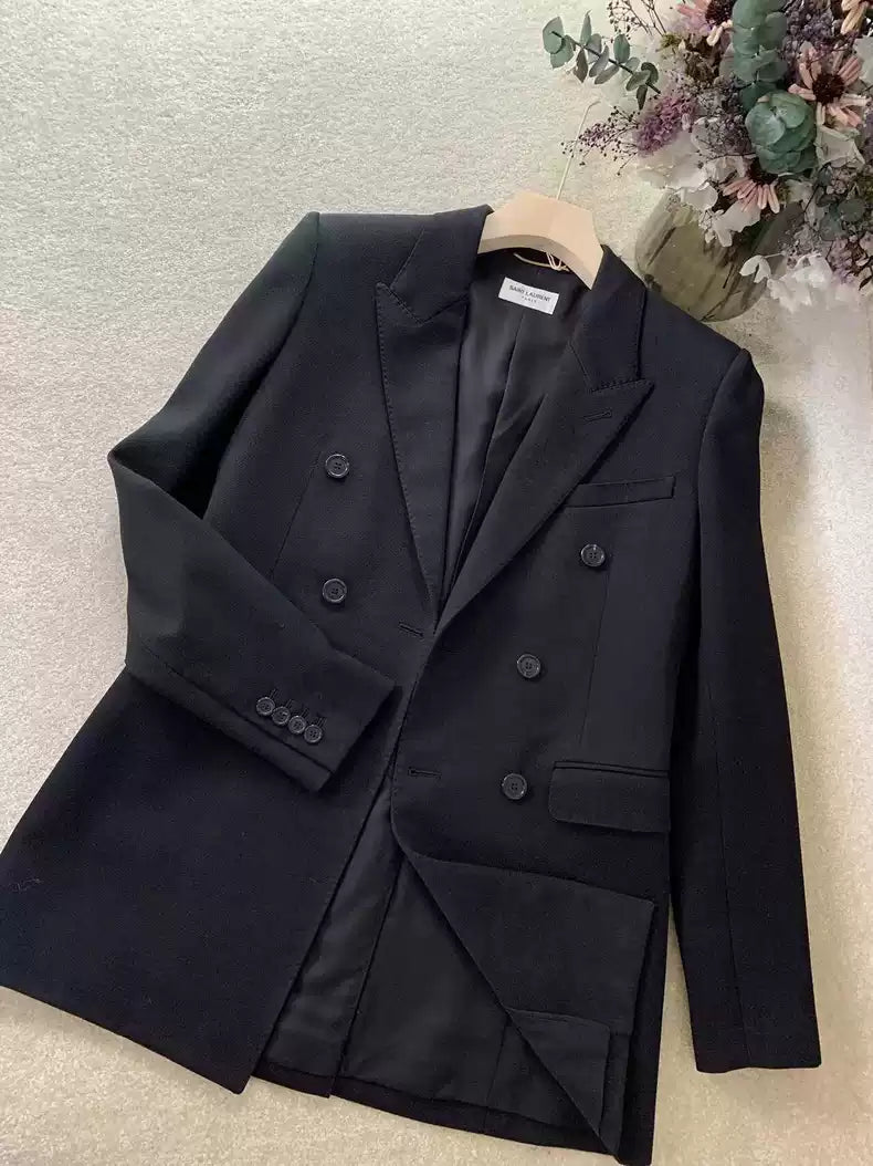 Saint Laurent Paris Double breasted suit jacket