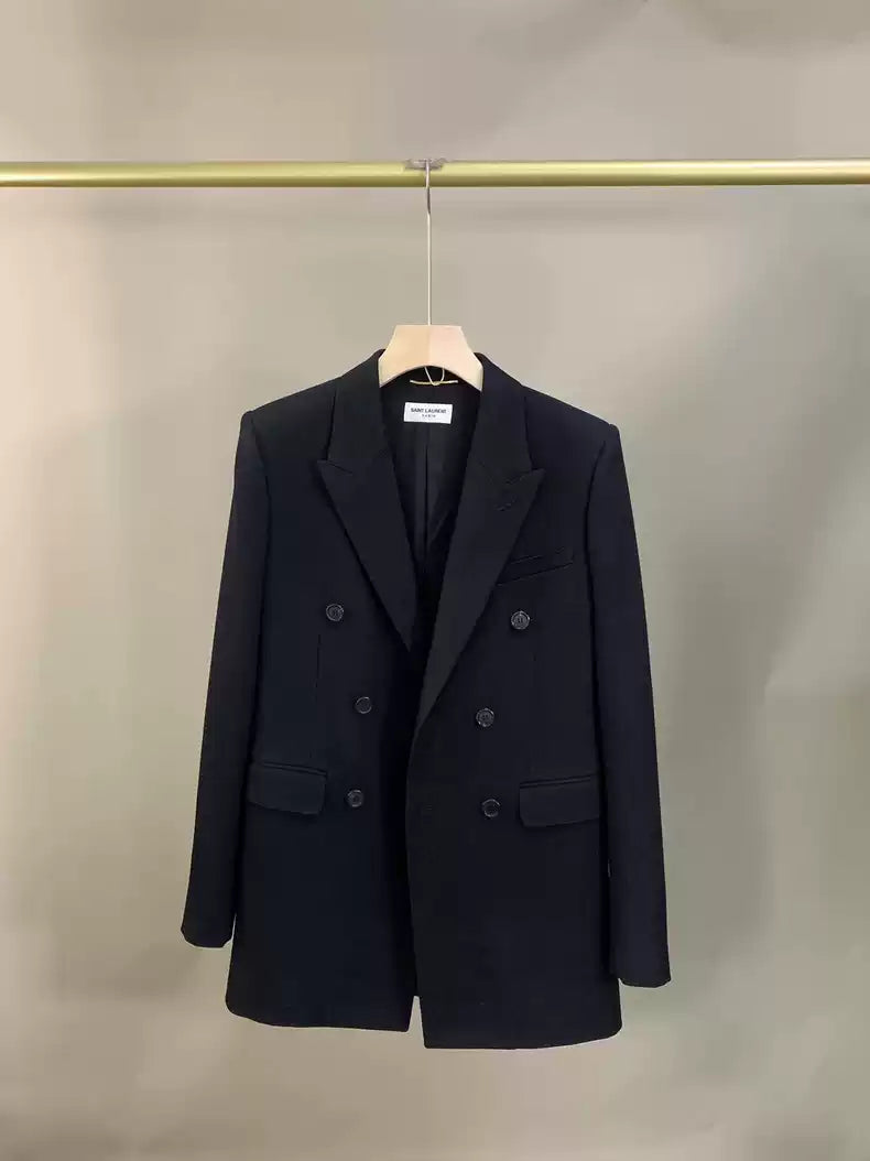 Saint Laurent Paris Double breasted suit jacket