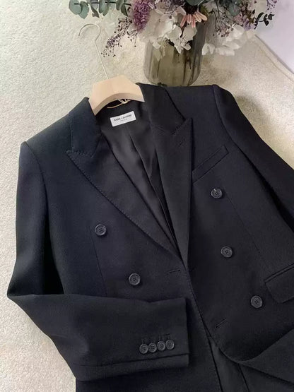 Saint Laurent Paris Double breasted suit jacket