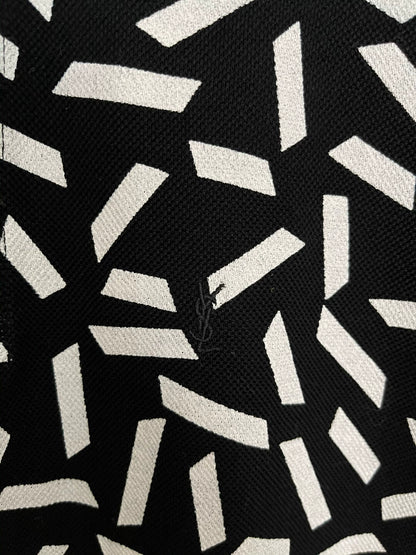 Saint Laurent Paris Geometric Polo Shirt