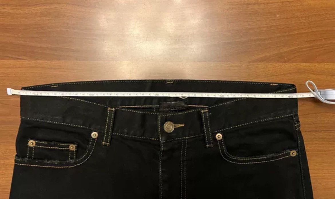 Saint Laurent 16ss Yellow Line Damaged Jeans - DMC