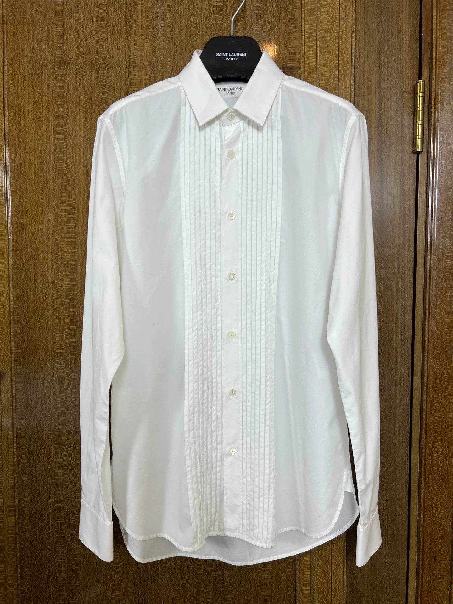 Saint Laurent Paris 13fw Year White Organ Shirt