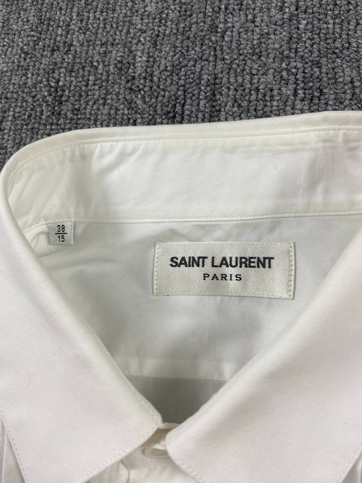 Saint Laurent Paris 13fw Year White Organ Shirt