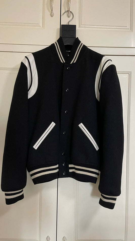 Saint Laurent Paris baseball jacket