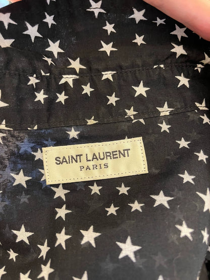 Saint Laurent Paris Star patterned shirt