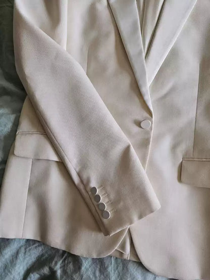 Saint Laurent Paris White smoking suit