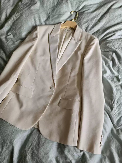 Saint Laurent Paris White smoking suit