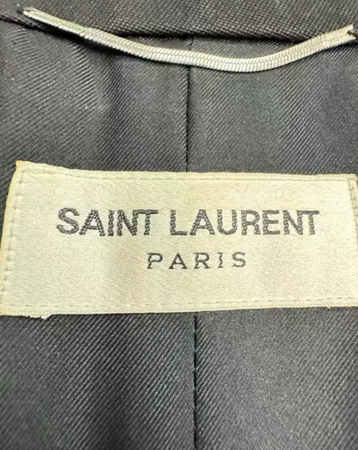 Saint Laurent Paris Black scale jacket