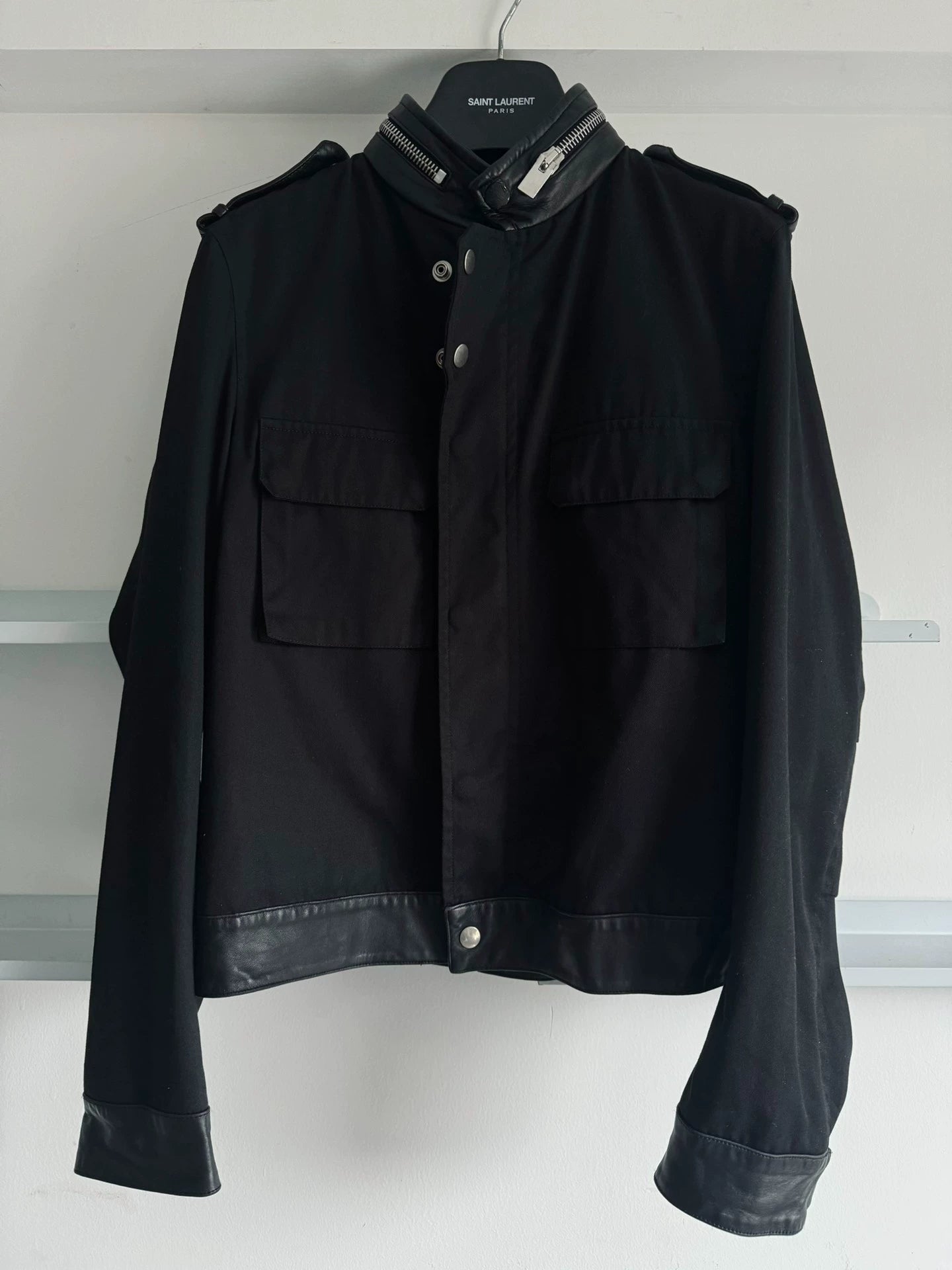 Saint Laurent Paris13ss split leather jacket