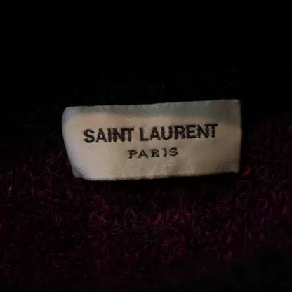 Saint Laurent Paris Pink heart-shaped sweater