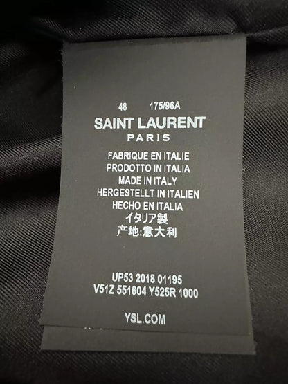 Saint Laurent Paris19SS jukebox velvet jacket