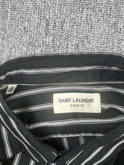 Saint Laurent Paris19fw three stripe shirt