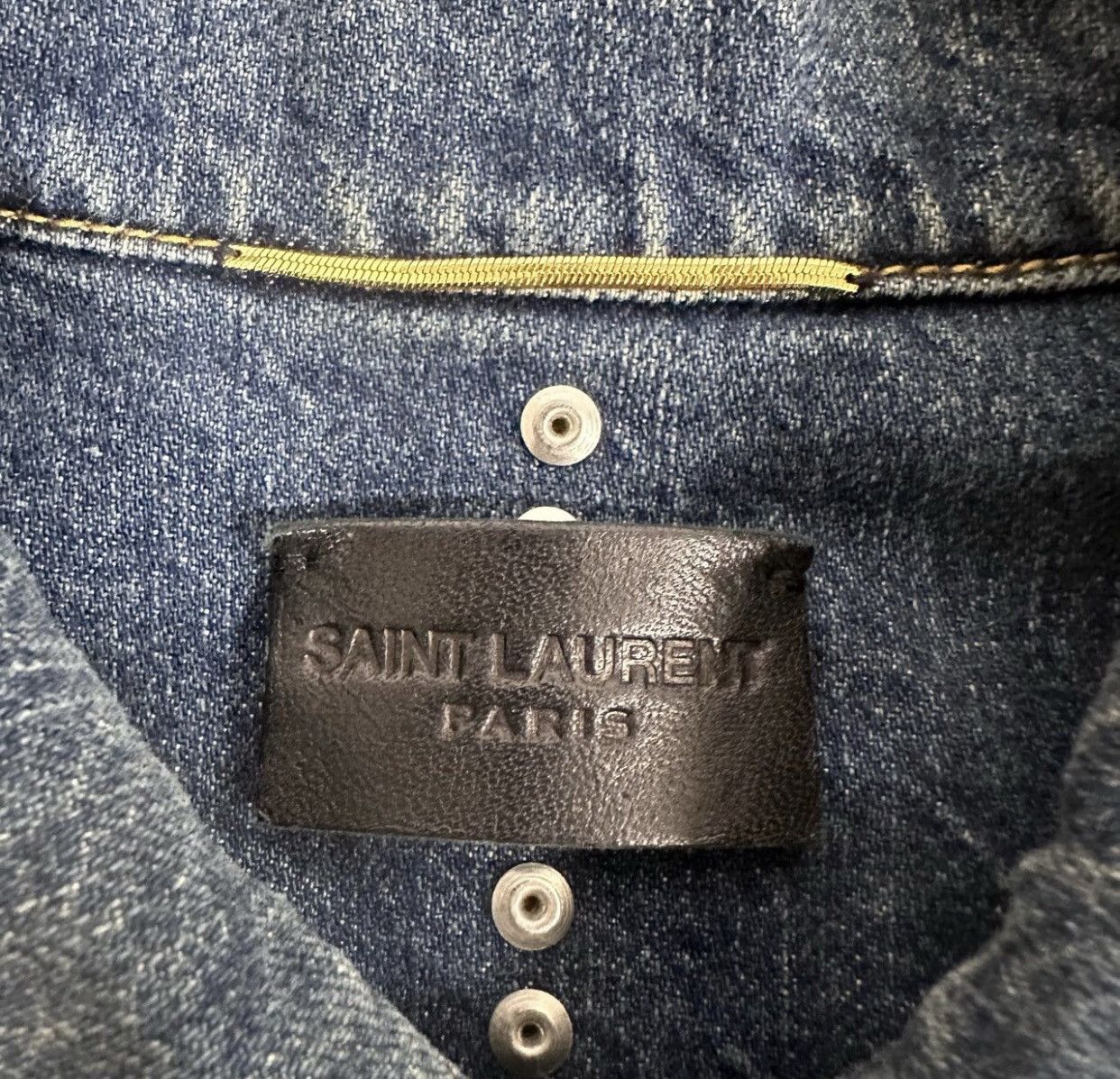 Saint Laurent 15ss Riveted Cowboy Jacket - DMC