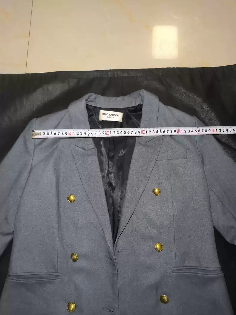 Saint Laurent Paris Double breasted suit jacket