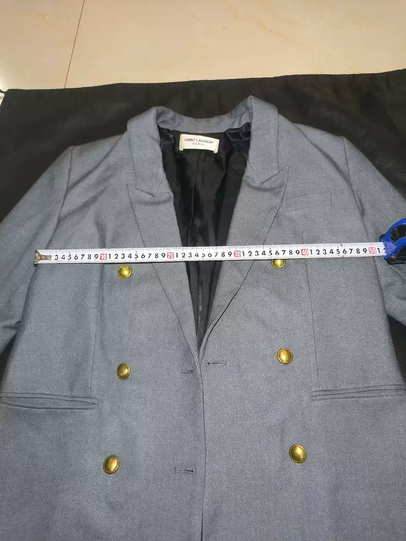 Saint Laurent Paris Double breasted suit jacket