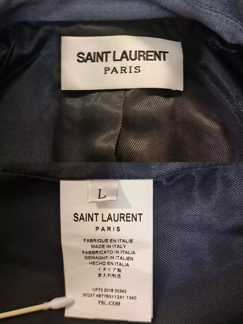 Saint Laurent Paris Double breasted suit jacket