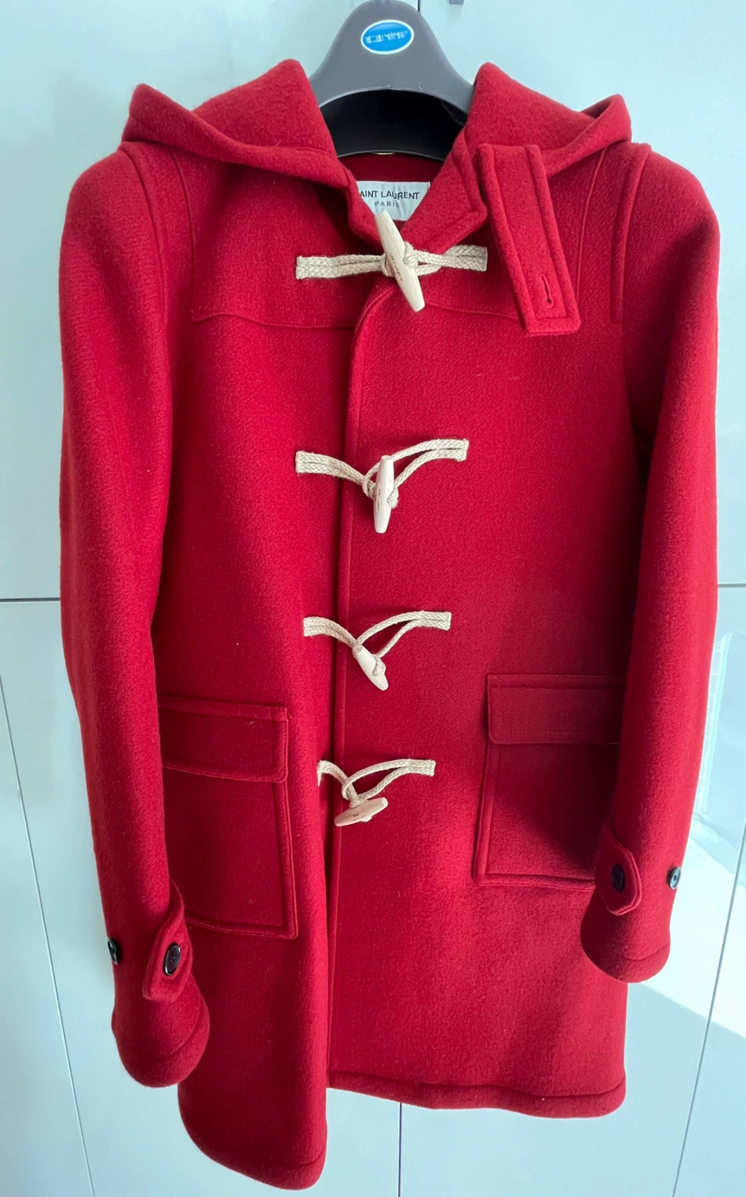 Saint Laurent Paris Red woolen coat