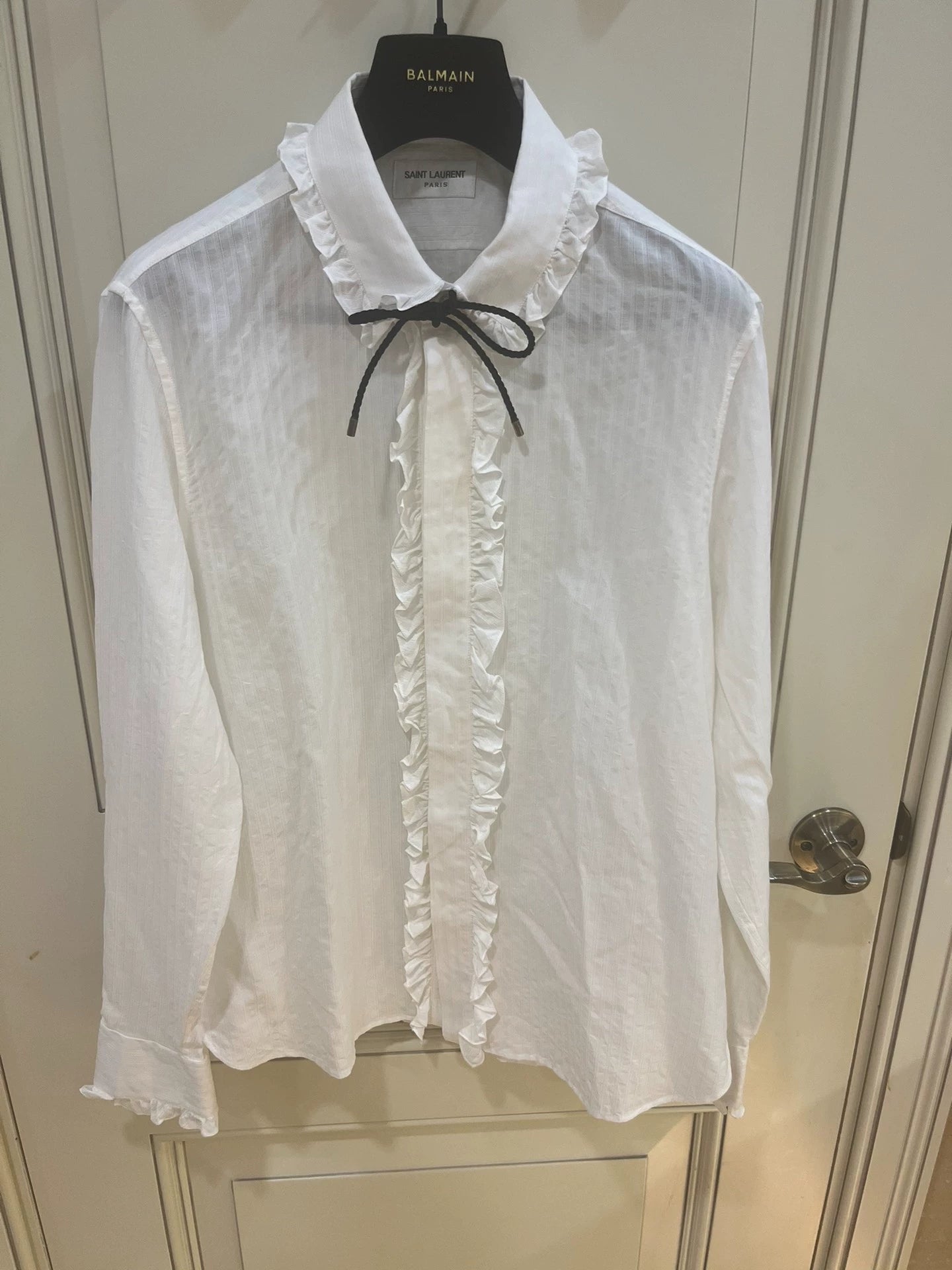 Saint Laurent Paris Shirt lace shirt