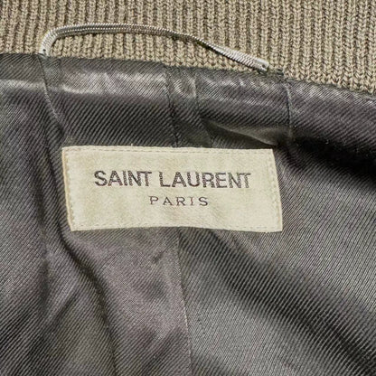 Saint Laurent Paris Blackbaseball jacket