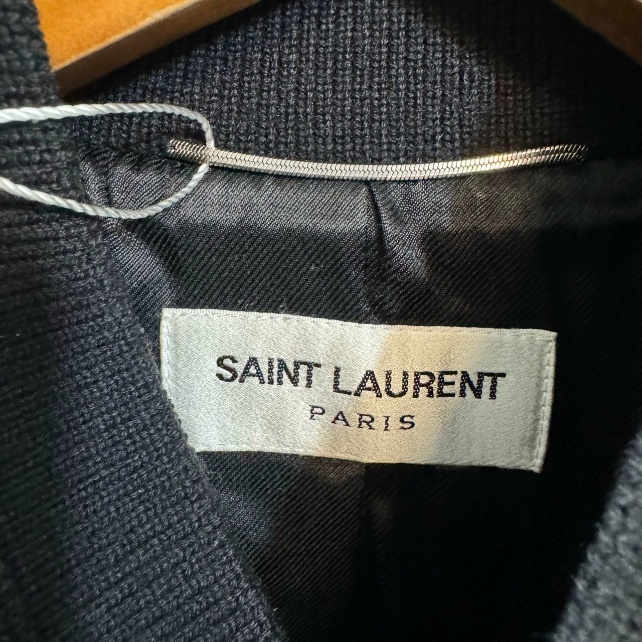 Saint Laurent Paris Blackbaseball jacket