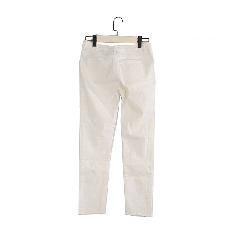 Saint Laurent Paris White casual pants