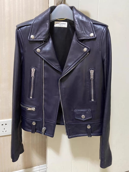 Saint Laurent Paris L01 leather jacket