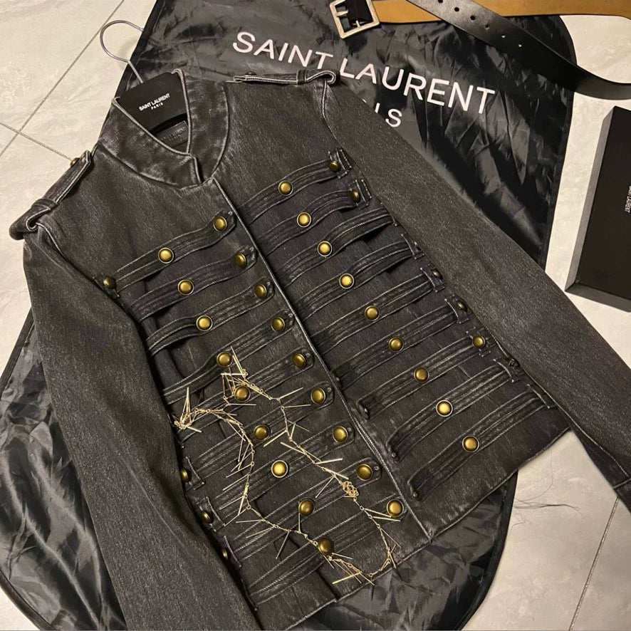 Saint Laurent Paris Palace denim jacket