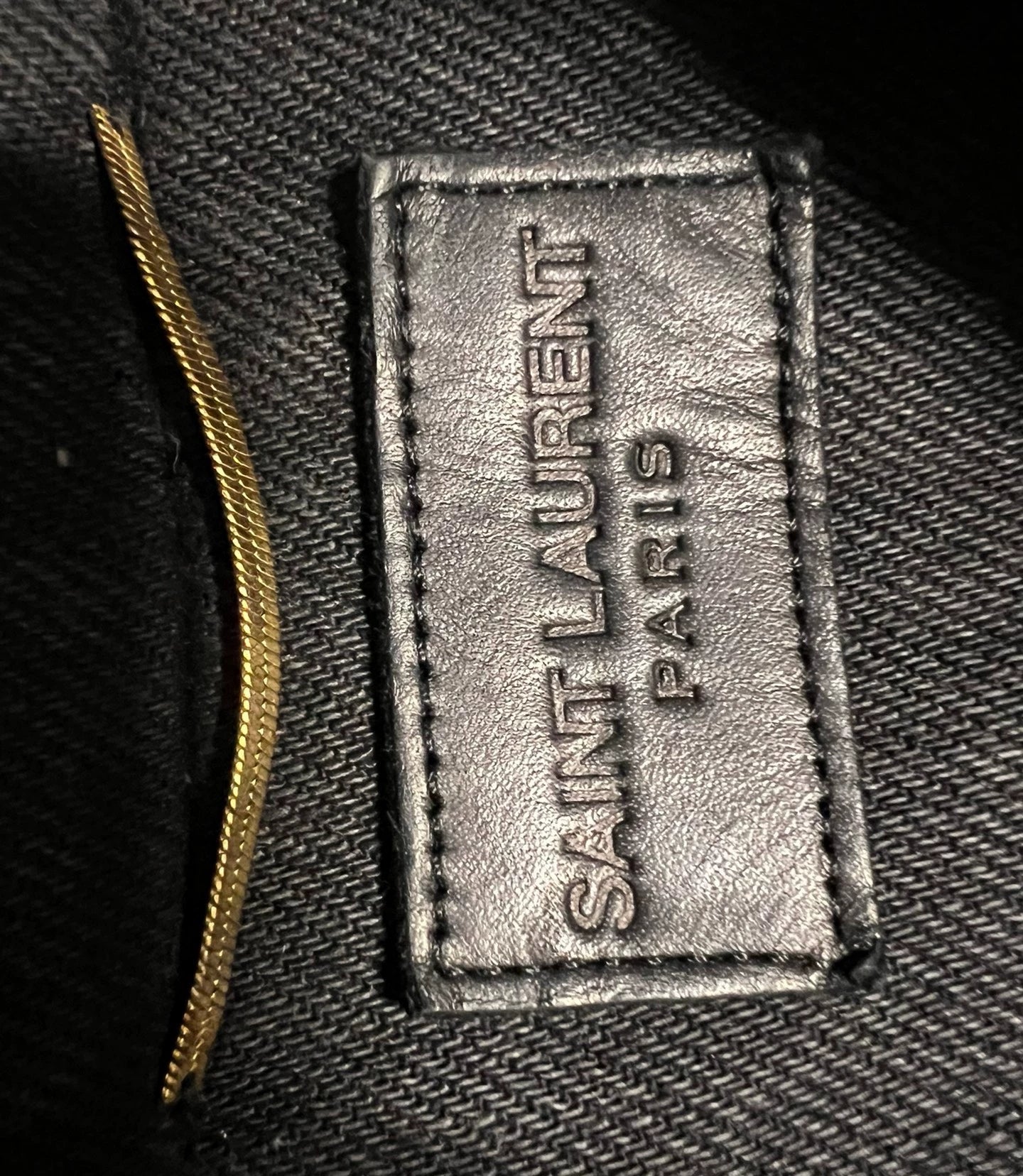 Saint Laurent Paris Palace denim jacket