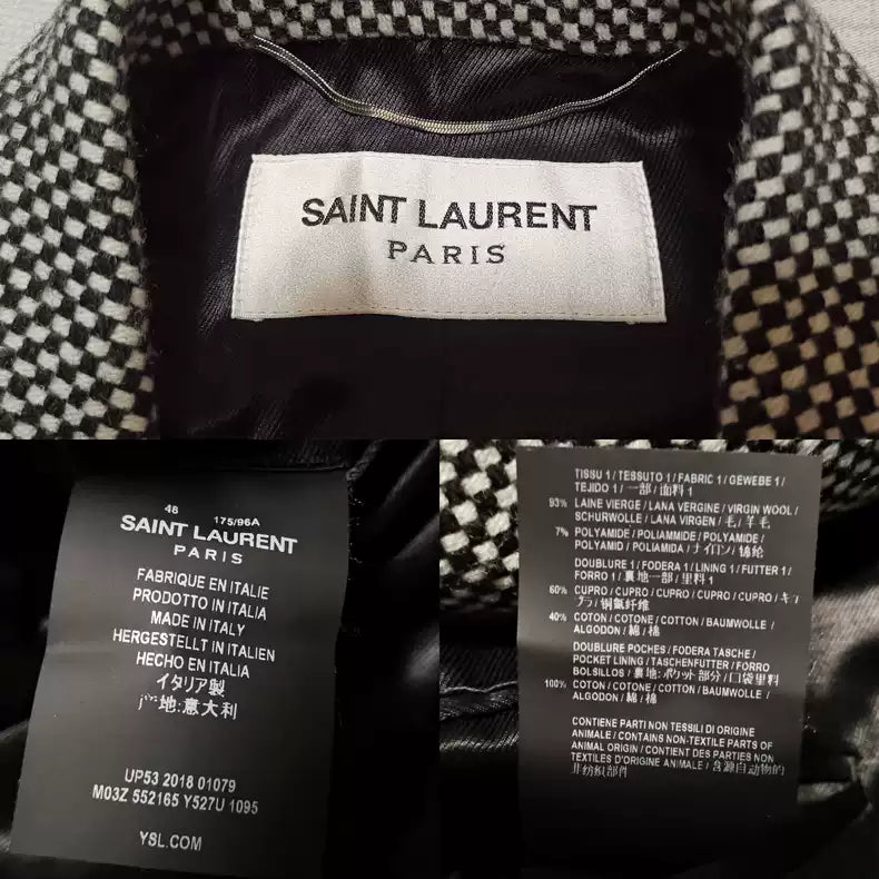 Saint Laurent Paris 2018 AW coat