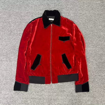 Saint Laurent Paris Red velvet jacket