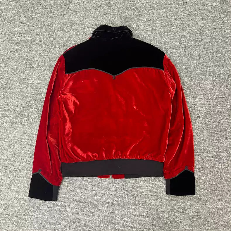 Saint Laurent Paris Red velvet jacket