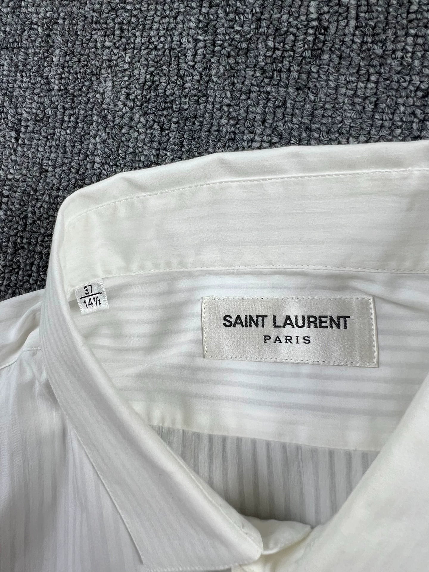 Saint Laurent Paris 19ss striped shirt