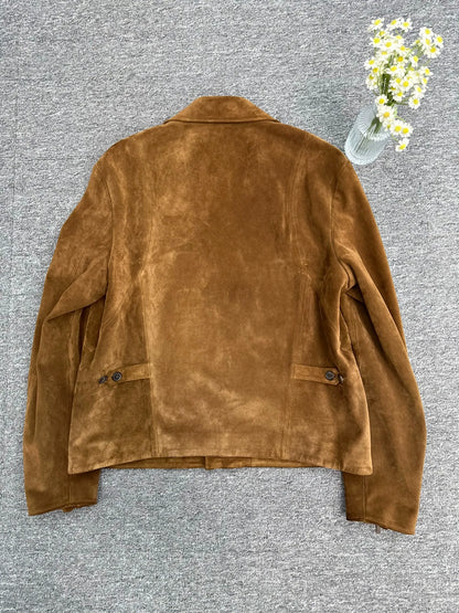 Saint Laurent ParisCarved suede jacket