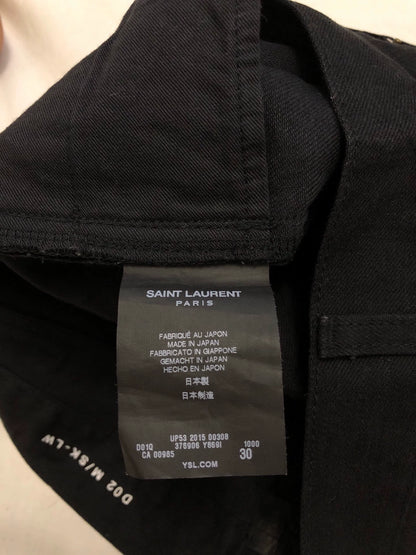 Saint Laurent Paris D02 black jeans