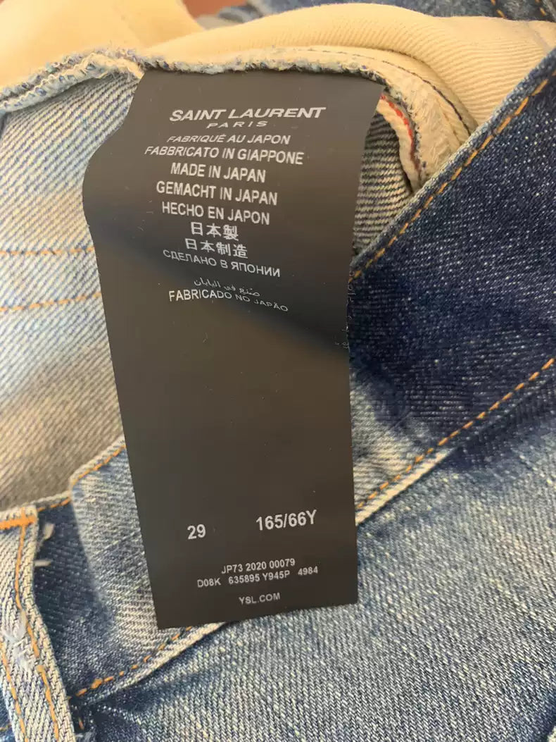 Saint Laurent Paris Nine point jeans