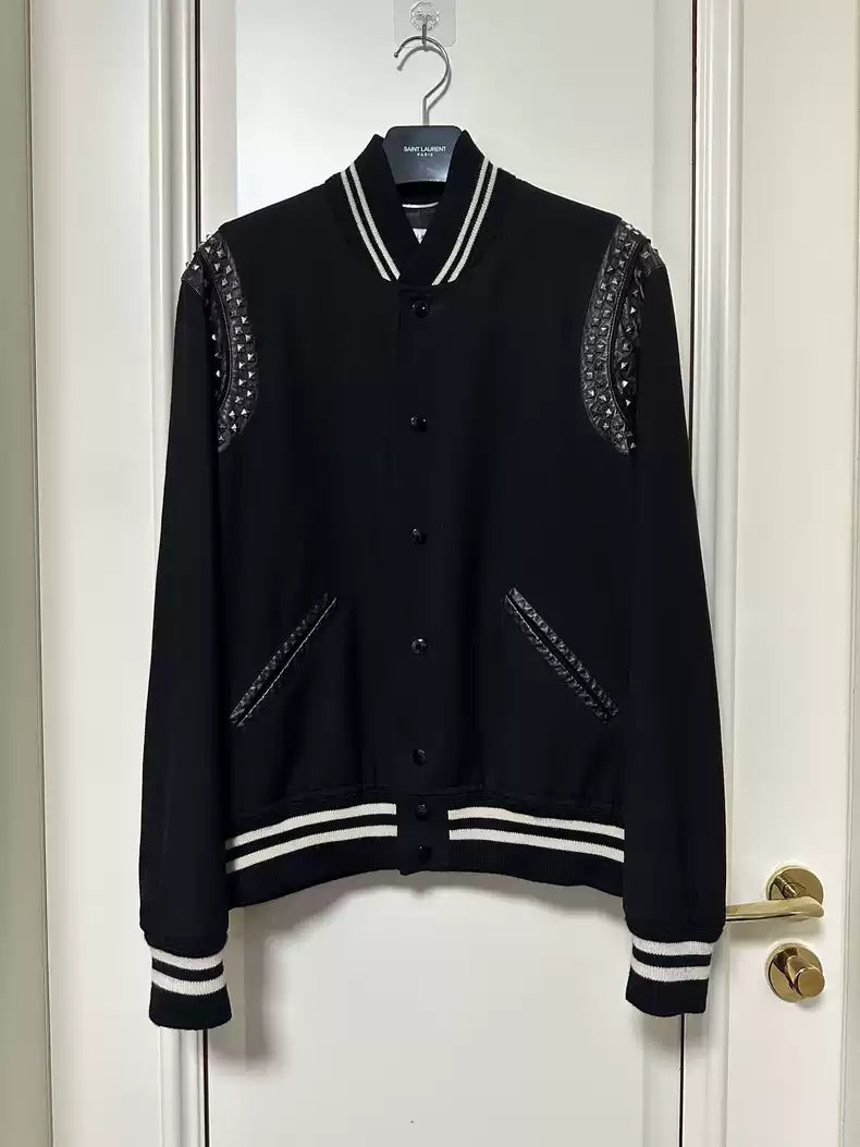 Saint Laurent Paris Rivet baseball uniform