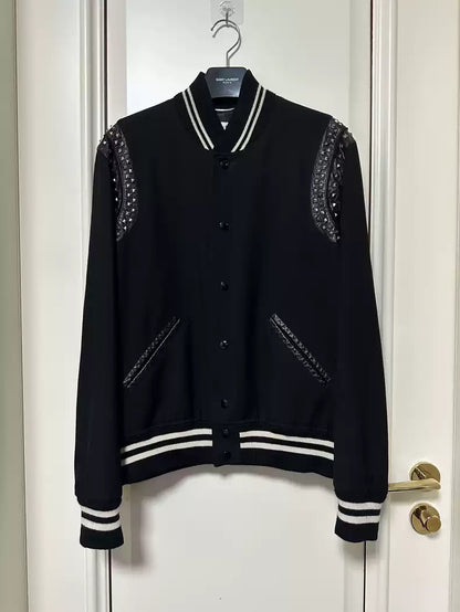 Saint Laurent Paris Rivet baseball uniform