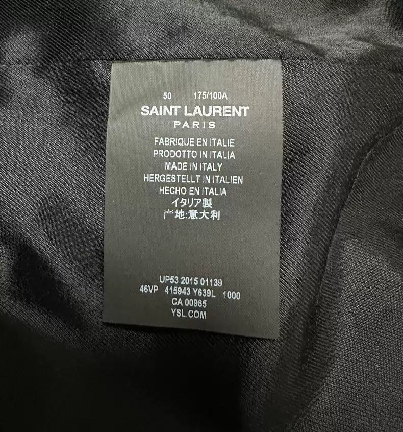 Saint Laurent Paris Rivet baseball uniform