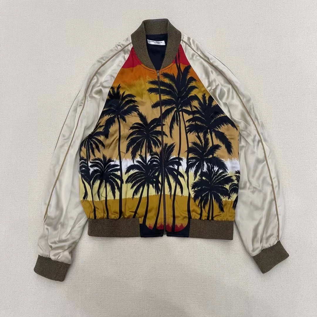 Saint Laurent Paris Coconut tree jacket