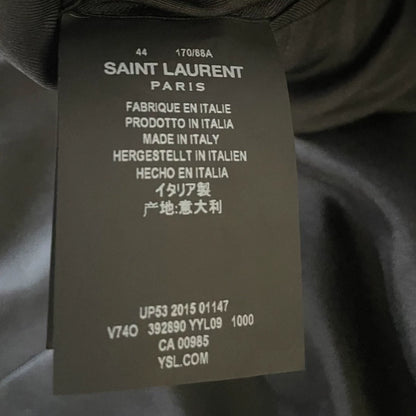 Saint Laurent Paris Gun collar smoking suit jacket