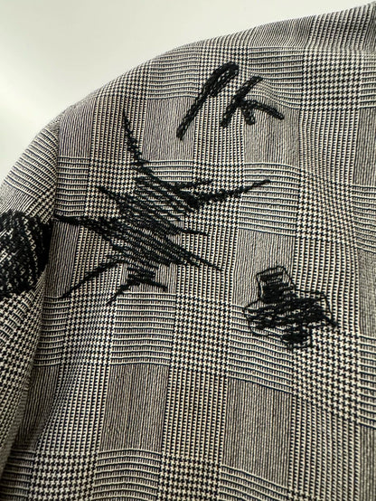 CDG Homme Plus Embroidered Casual Blazer