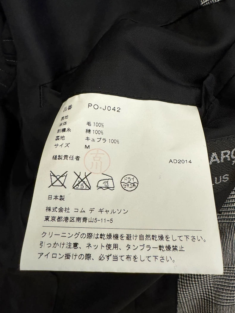 CDG Homme Plus Embroidered Casual Blazer