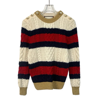 Gucci Colorful Striped Wool Sweater